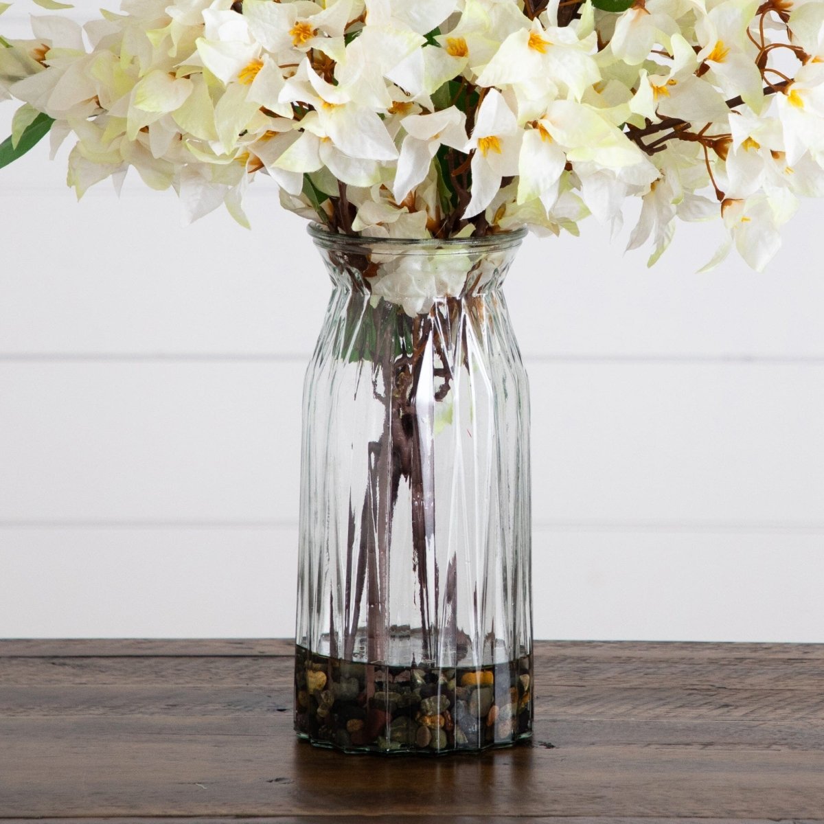 31” Artificial Pink Bougainvillea Arrangement in Vase | Elegant Floral Décor - Ed's Plant Shop