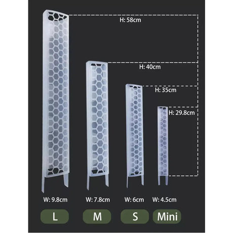 Stackable Plant Support Pole - Clear