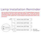 4' 8 Lamp LED Grow Light - T5 HO Sun White Pro Spectrum - Ed's Plant Shop