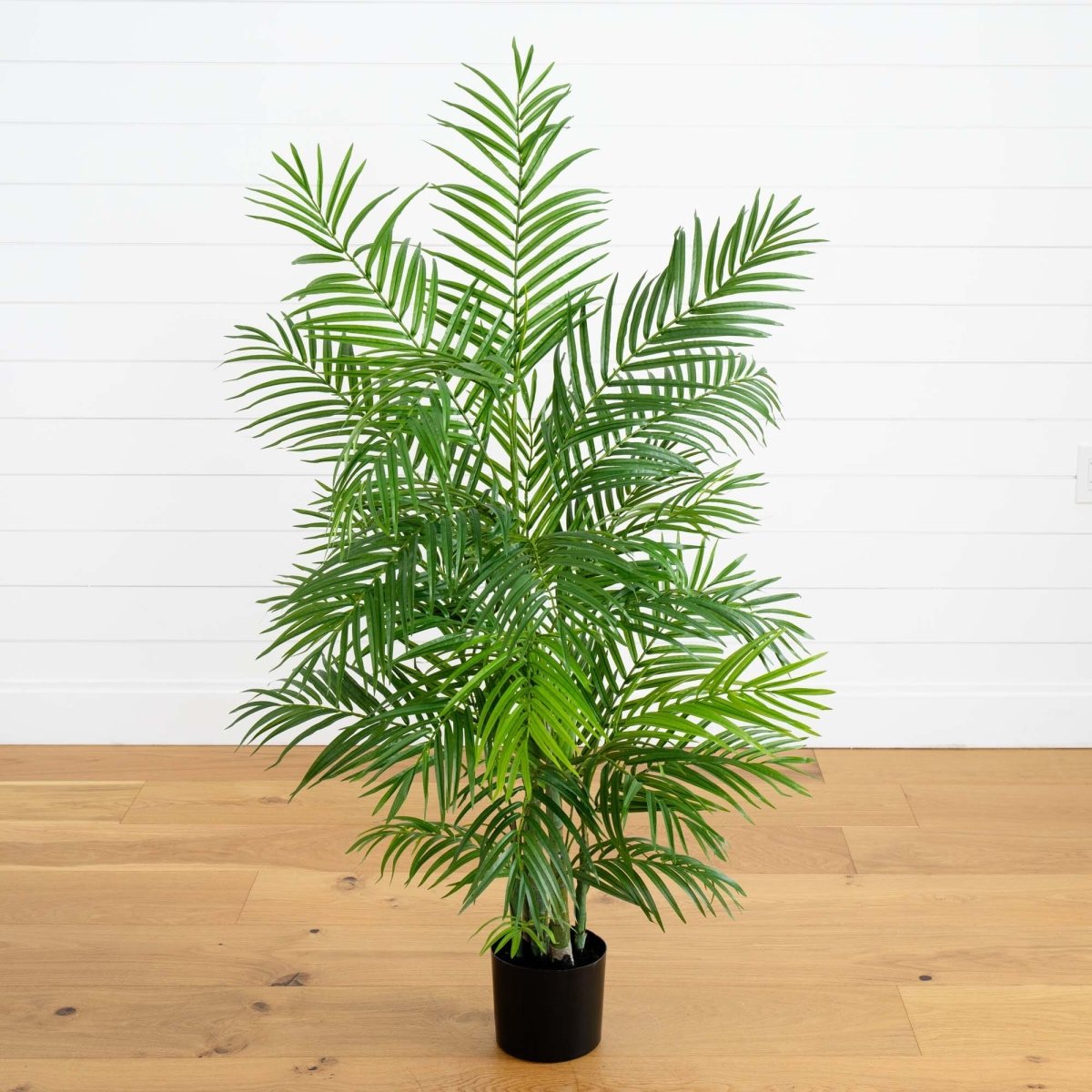 palm tree silk plant Nearly Natural 4 ft. Areca Silk Palm Tree