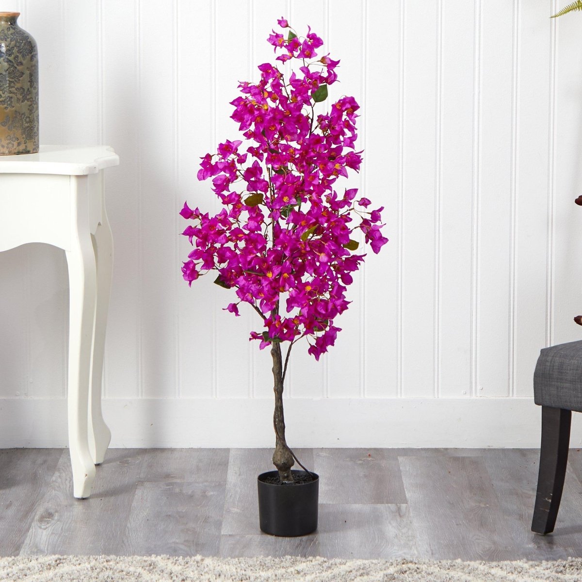 4’ Bougainvillea Artificial Tree | Vibrant & Lifelike Floral Décor - Ed's Plant Shop