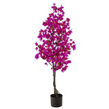 4’ Bougainvillea Artificial Tree | Vibrant & Lifelike Floral Décor - Ed's Plant Shop