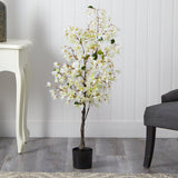 4’ Bougainvillea Artificial Tree | Vibrant & Lifelike Floral Décor - Ed's Plant Shop