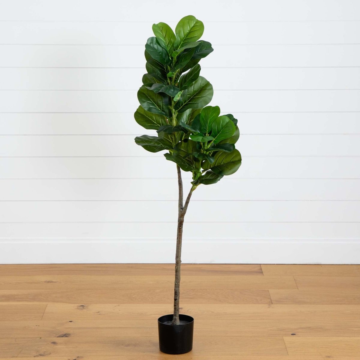 faux fiddle.leaf fig Nearly Natural 4.5 ft. Fiddle Leaf Fig Artificial Tree