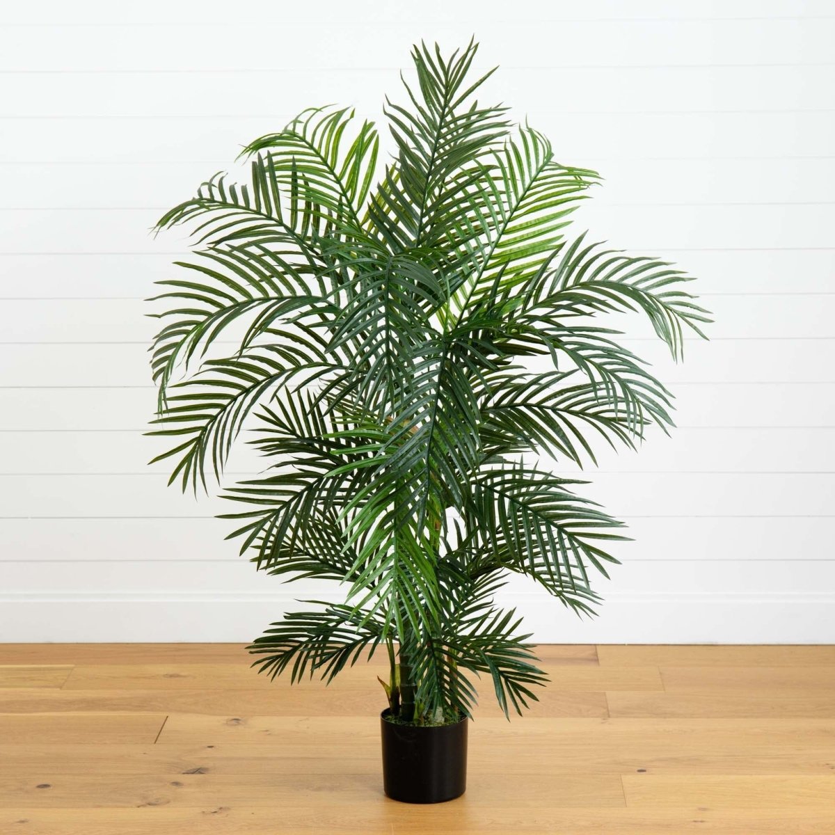 palmera plant indoor Nearly Natural 4.5-ft Areca Palm UV Resistant (Indoor/Outdoor)