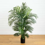 5 ft areca palm indoor outdoor tree Nearly Natural 4.5-ft Areca Palm UV Resistant (Indoor/Outdoor)