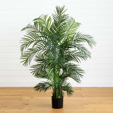 4.5 - ft UV‑Resistant Areca Palm Tree – Indoor/Outdoor Faux Plant - Ed's Plant Shop