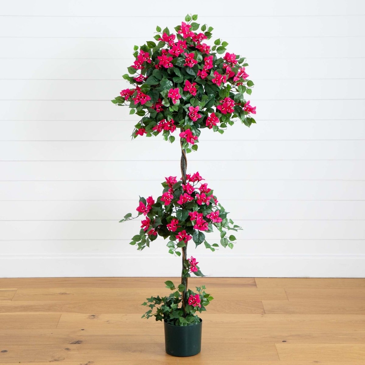 5’ Mini Bougainvillea Topiary | Elegant Faux Floral Décor - Ed's Plant Shop