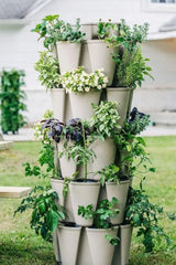5 - Tier GreenStalk Original Vertical Planter – Basic Texture - Ed's Plant Shop