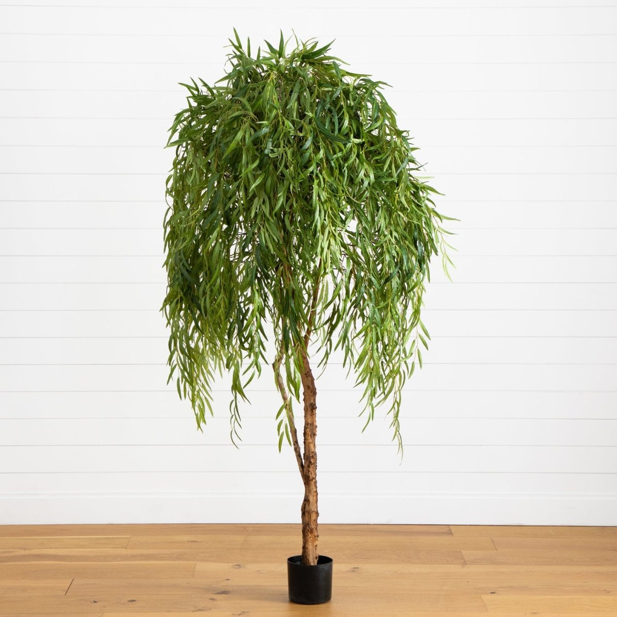 indoor willow tree plant Nearly Natural 7 ft. Willow Artificial Tree