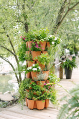 7 Tier GreenStalk Garden Leaf Vertical Planter - Basic Texture - Ed's Plant Shop