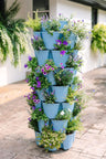 7 Tier GreenStalk Garden Leaf Vertical Planter - Basket Weave Texture - Ed's Plant Shop