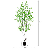 8’ Artificial Minimalist Enkianthus Tree - Ed's Plant Shop