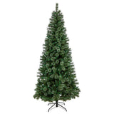 8' Wisconsin Slim Snow Tip Pine Tree: A Realistic Artificial Christmas Centerpiece - Ed's Plant Shop