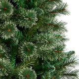 8' Wisconsin Slim Snow Tip Pine Tree: A Realistic Artificial Christmas Centerpiece - Ed's Plant Shop