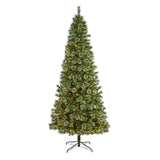 9’ Slim Snow Tip Pine Tree – A Tall, Festive Elegance for Any Space - Ed's Plant Shop