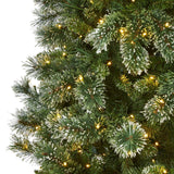 9’ Slim Snow Tip Pine Tree – A Tall, Festive Elegance for Any Space - Ed's Plant Shop