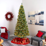 9’ Slim Snow Tip Pine Tree – A Tall, Festive Elegance for Any Space - Ed's Plant Shop