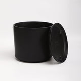 The Ceramic Cylinder Planter with Saucer, 2nd Generation