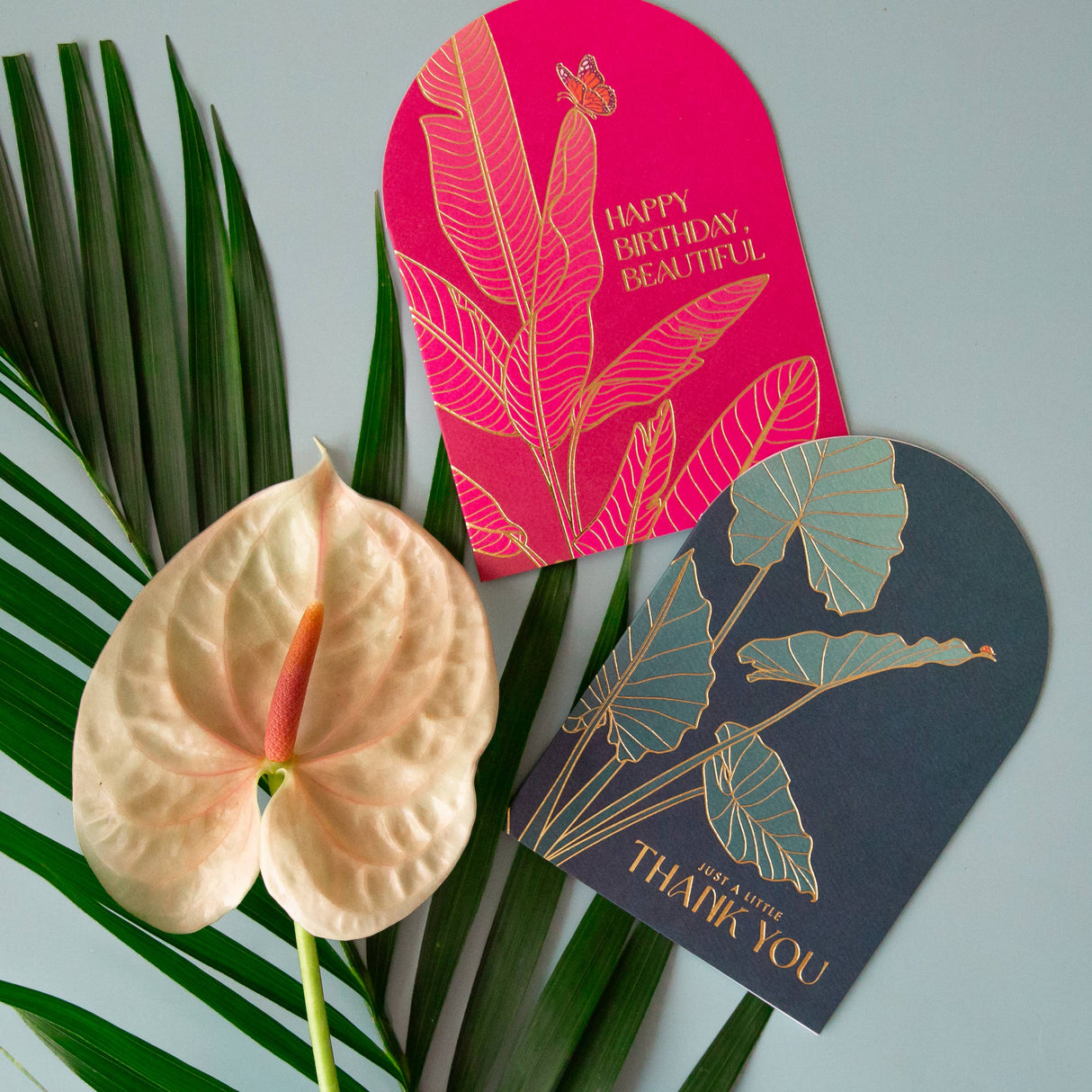 Happy Birthday Beautiful Card | Bird of Paradise Design