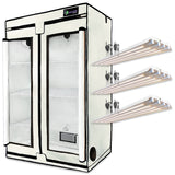 Flowers & Fruits 3-Tier Walden White LED Grow Tent Kit