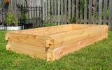 Timberlane Gardens Raised Garden Bed Kit Double Deep (Two 3x6) Select Cedar