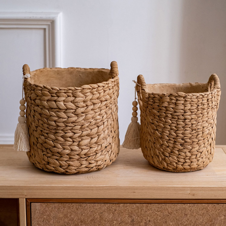 Basket Weave Cement Planter - Various Sizes