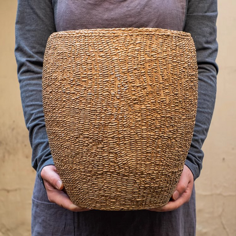 Seagrass Basket - Cement