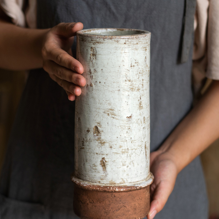 Antiqued Restoration Planter - Ed's Plant Shop