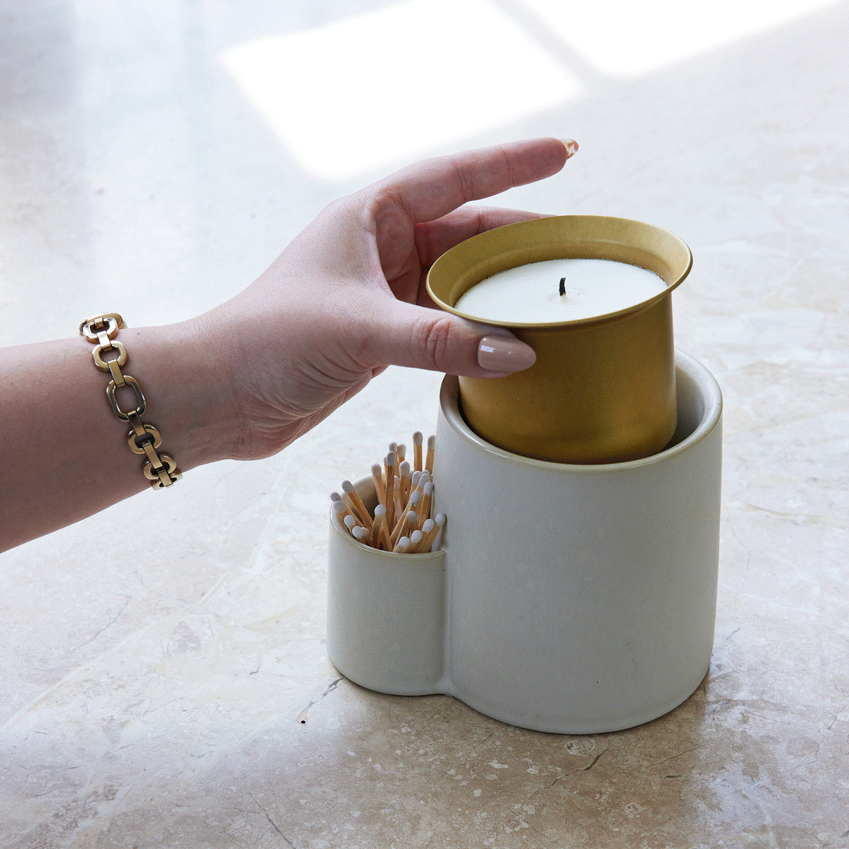 Ember Earth Candle + Planter by Modern Sprout