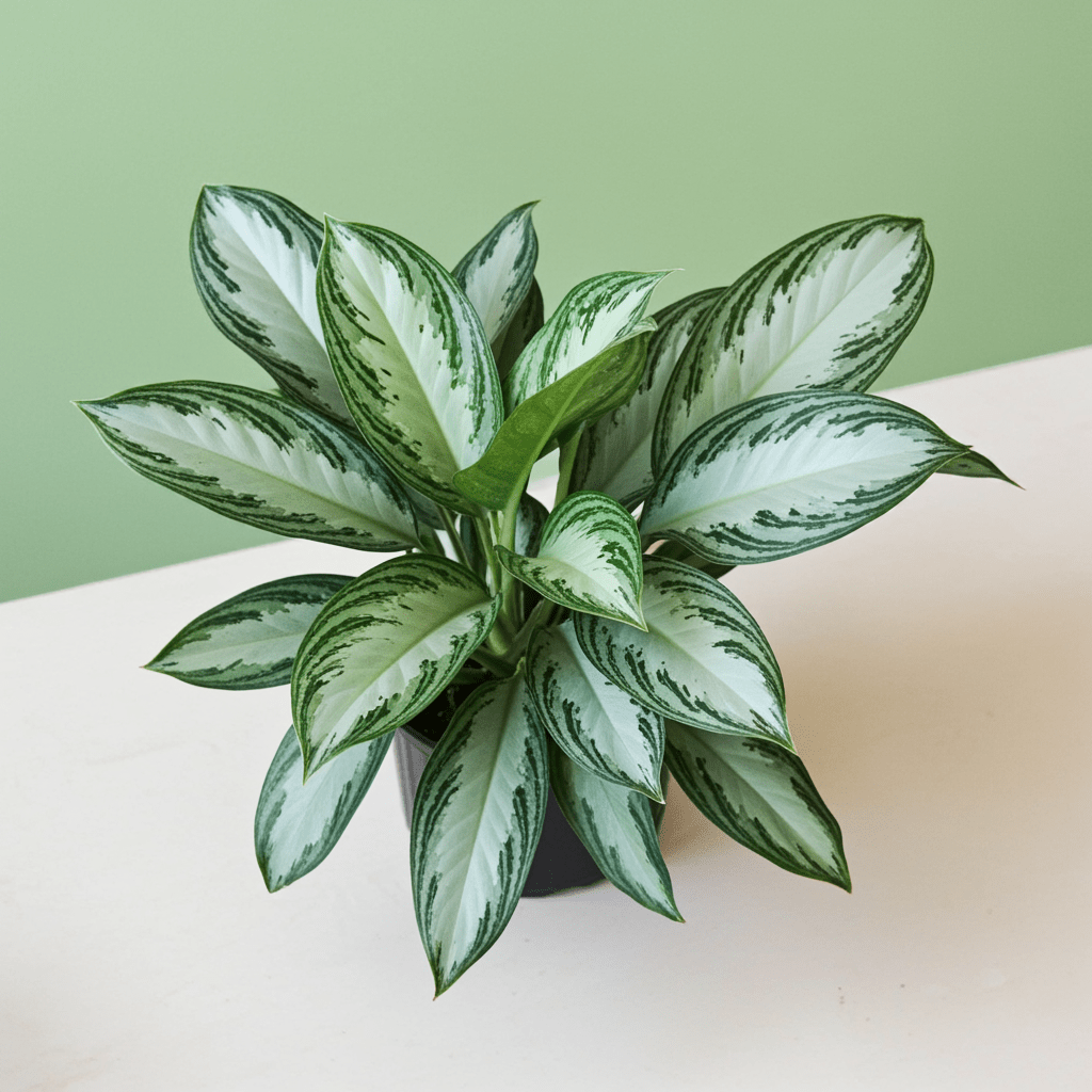 aglaonema commutatum for sale Aglaonema Silver Bay - Live Plant in a 8 Inch Pot - Chinese Evergreen