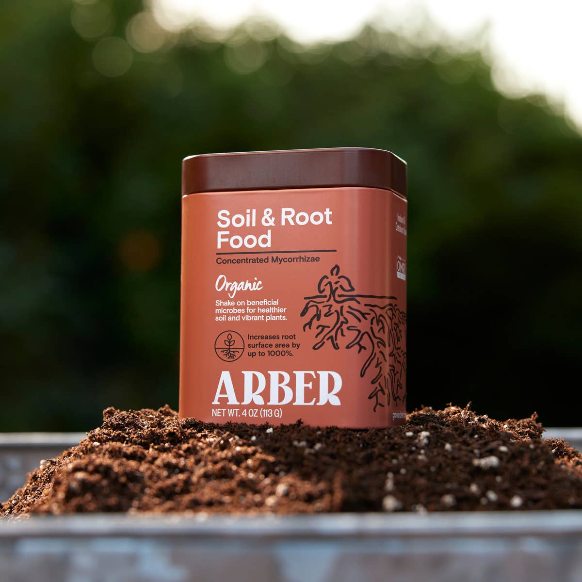 Arber Organic Soil & Root Food 4oz: Boost Plant Health - Ed's Plant Shop