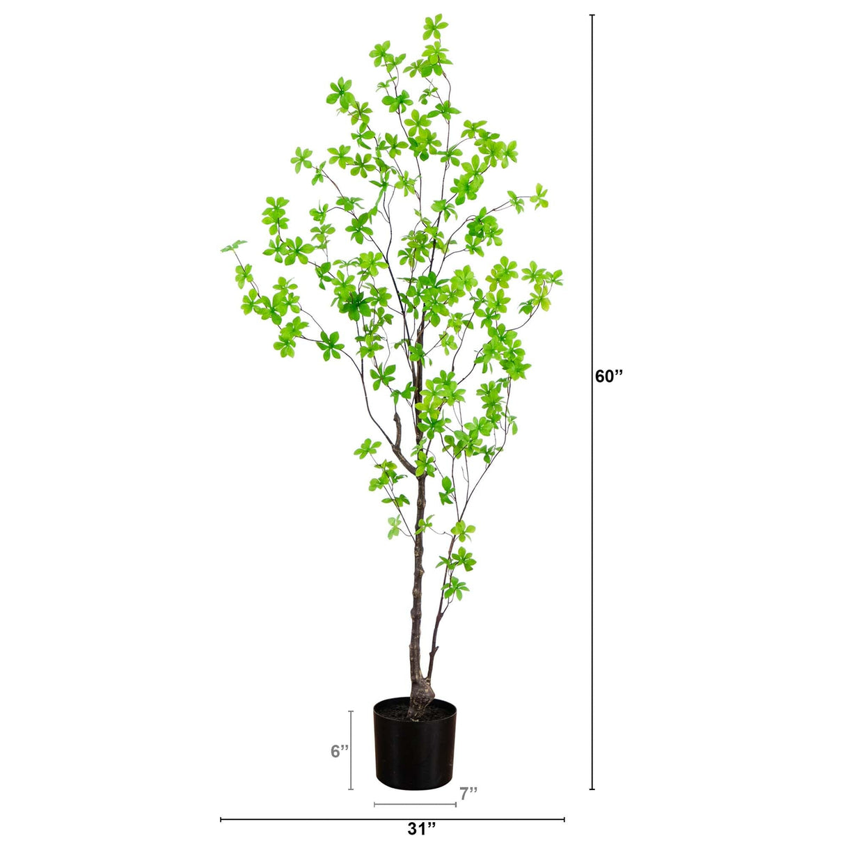 5’ Artificial Minimalist Enkianthus Tree