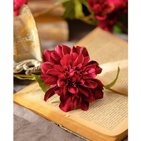 Artificial Dahlia Flower Vine 59" Long - Ed's Plant Shop