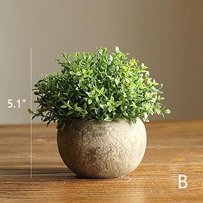 small faux potted plants Handmade Artificial Boxwood Topiary – Faux Plant Decor