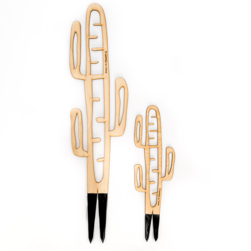 BARE™ Cactrella™ - Customizable wooden plant support - Inspired by the Barrel Cactus - Ed's Plant Shop