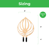 BARE™ Peptrella™ Plant Trellis – Customizable Birch Wood Support Inspired by Peperomia - Ed's Plant Shop