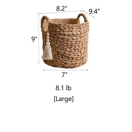 Basket Weave Cement Planter - Various Sizes - Ed's Plant Shop