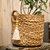 Basket Weave Cement Planter - Various Sizes - Ed's Plant Shop