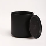 The Ceramic Cylinder Planter with Saucer, 2nd Generation