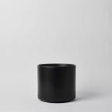 Ceramic Cylinder Planter By Solid Goods With Optional Mahogany Stand - Ed's Plant Shop