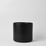 Ceramic Cylinder Planter By Solid Goods With Optional Mahogany Stand - Ed's Plant Shop