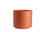 Ceramic Cylinder Planter By Solid Goods With Optional Mahogany Stand - Ed's Plant Shop