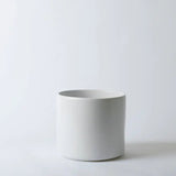 Ceramic Cylinder Planter By Solid Goods With Optional Mahogany Stand - Ed's Plant Shop