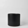 Ceramic Cylinder Planter By Solid Goods With Optional Mahogany Stand - Ed's Plant Shop