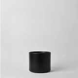 Ceramic Cylinder Planter By Solid Goods With Optional Mahogany Stand - Ed's Plant Shop