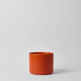 Ceramic Cylinder Planter By Solid Goods With Optional Mahogany Stand - Ed's Plant Shop