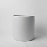 Ceramic Cylinder Planter with Optional Hardwood Stand - Ed's Plant Shop
