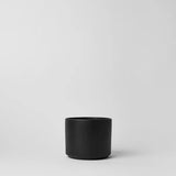 Ceramic Cylinder Planter with Optional Hardwood Stand - Ed's Plant Shop