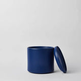 Ceramic Cylinder Planters with Saucer – Modern Indoor & Outdoor Pots in Multiple Sizes - Ed's Plant Shop